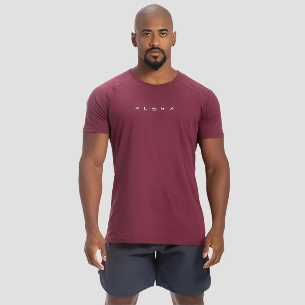 Camiseta Algodão Horizon Vinho