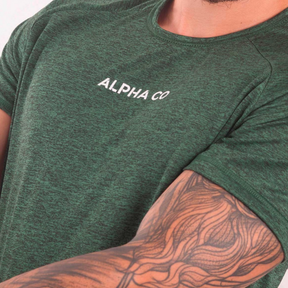 Tshirt Dry Performance Verde Alpha Co