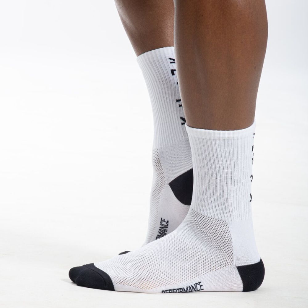 Meia Performance Alpha - Branco