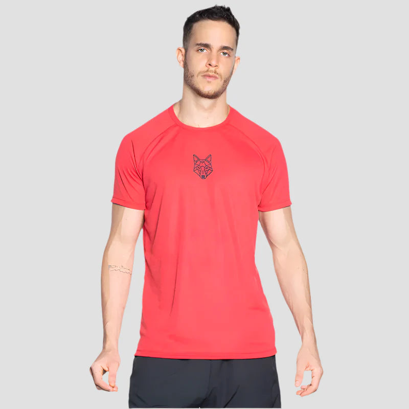 Kit 5 Camisetas Dry Fit Lobo Gemétrico