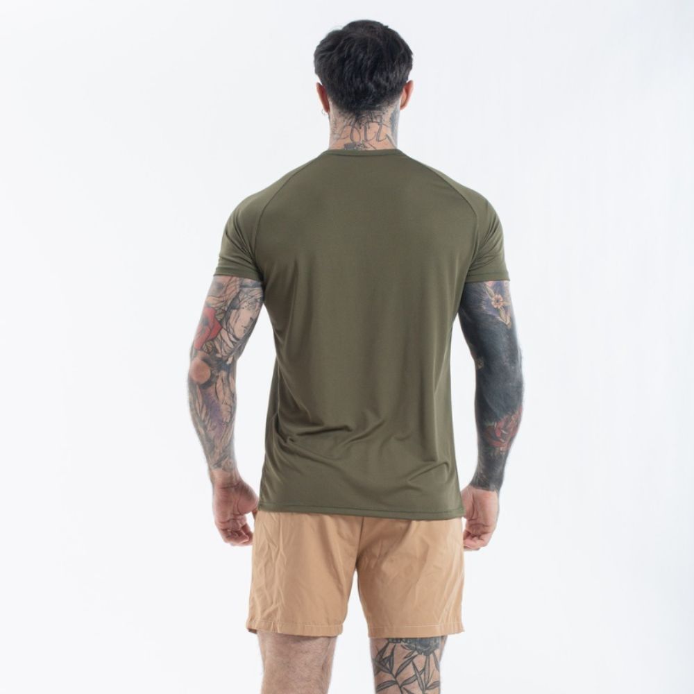 Camiseta Dry Fit Horizon Verde Uva