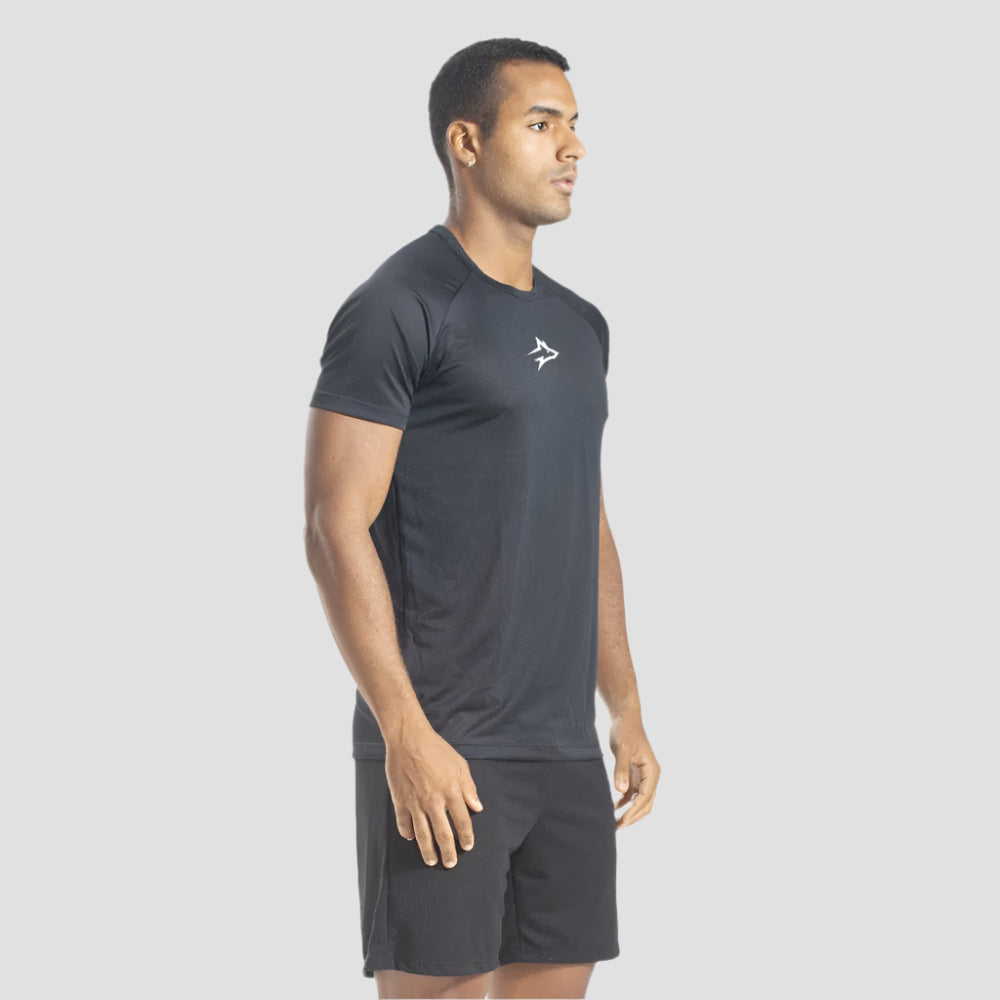 Camiseta Dry Fit Middle Lupus Preto