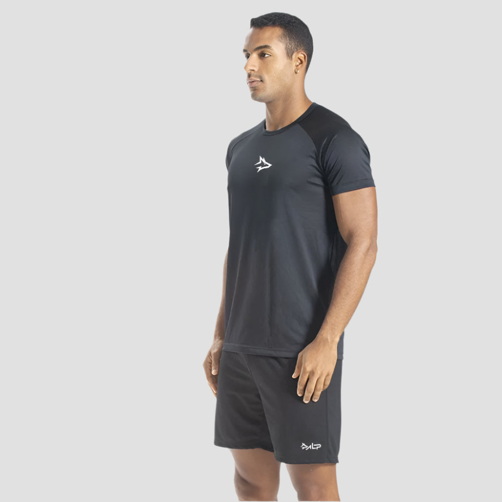 Camiseta Dry Fit Middle Lupus Preto