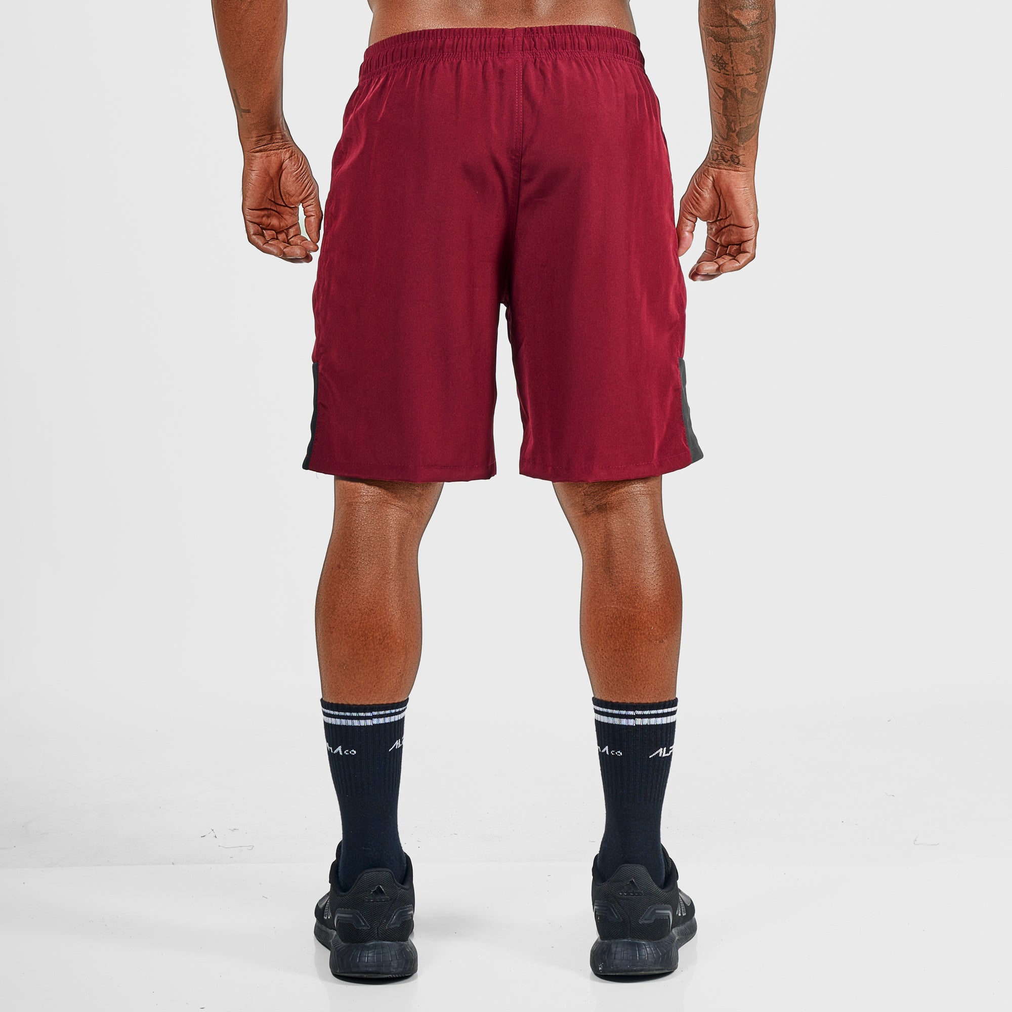 Bermuda Dry Fit Square Fluid Bordo