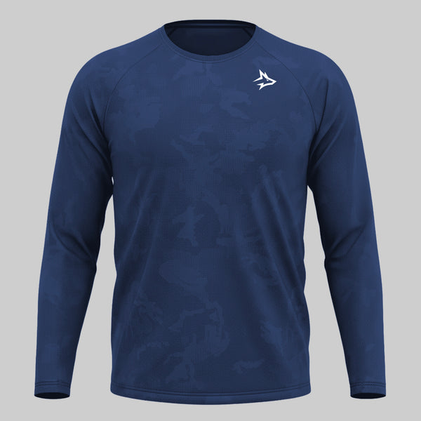 Camisa Manga Longa Apex Dry New Lupus Marinho - Sem Costura