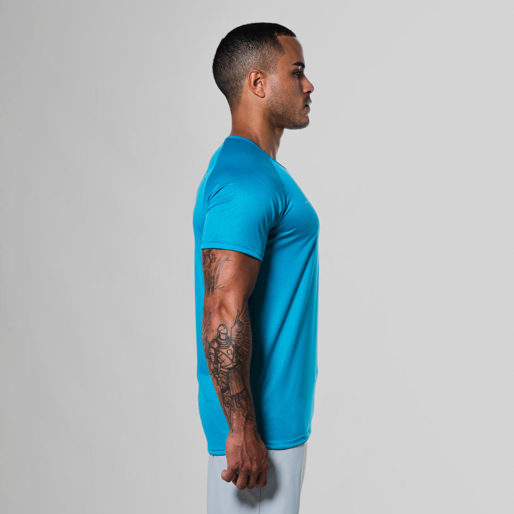 Camiseta Dry Fit Balance Azul Pacifico