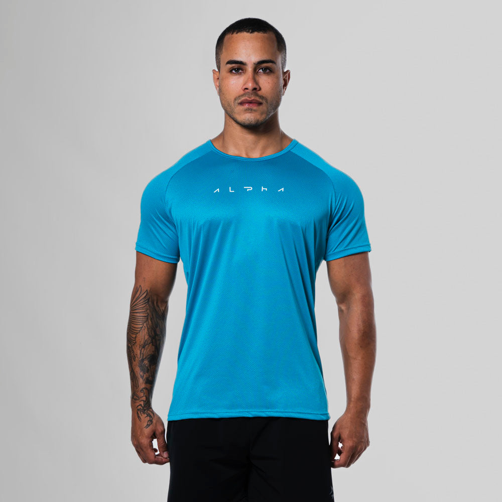 Camiseta Dry Fit Horizon Azul Pacifico