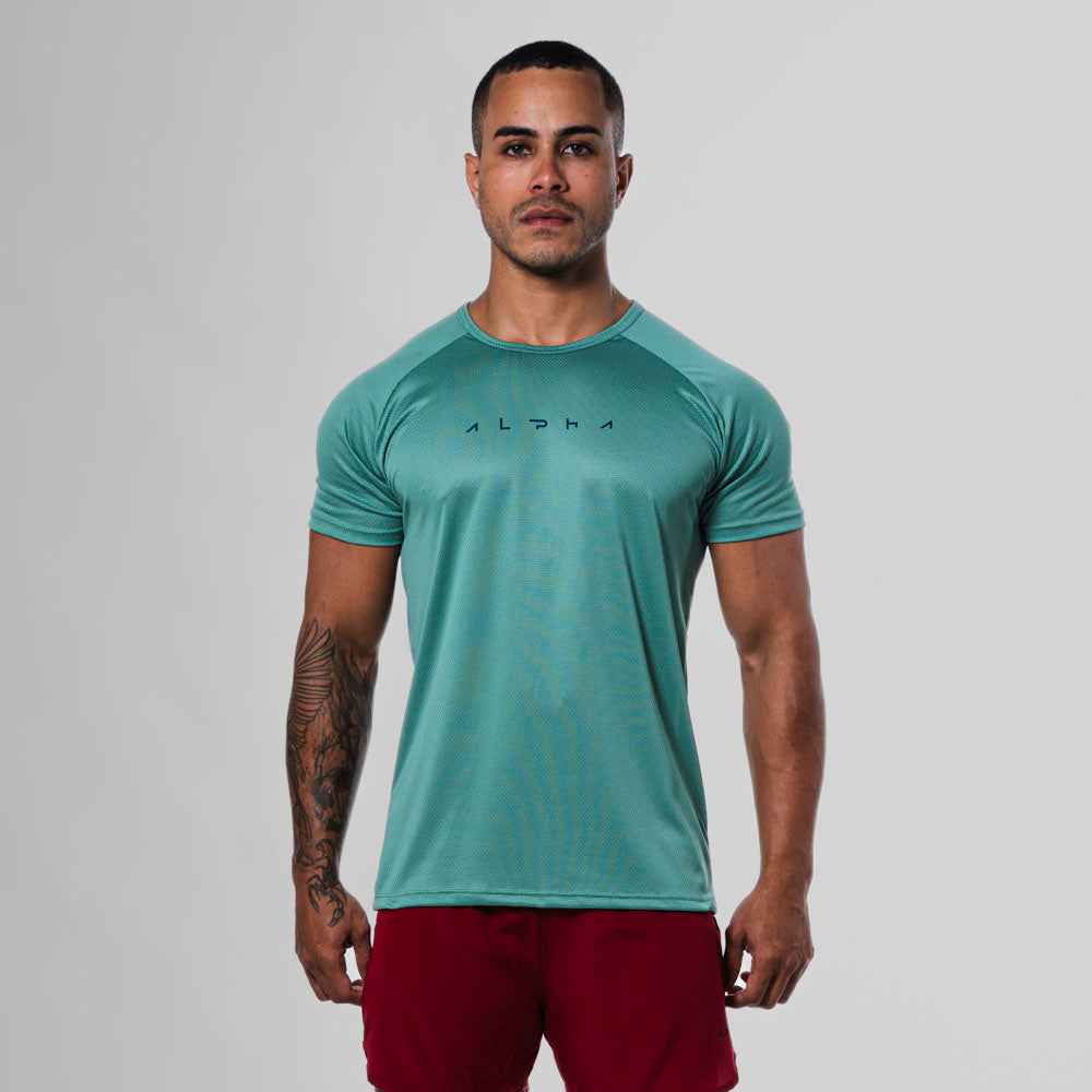 Camiseta Dry Fit Horizon Verde Menta