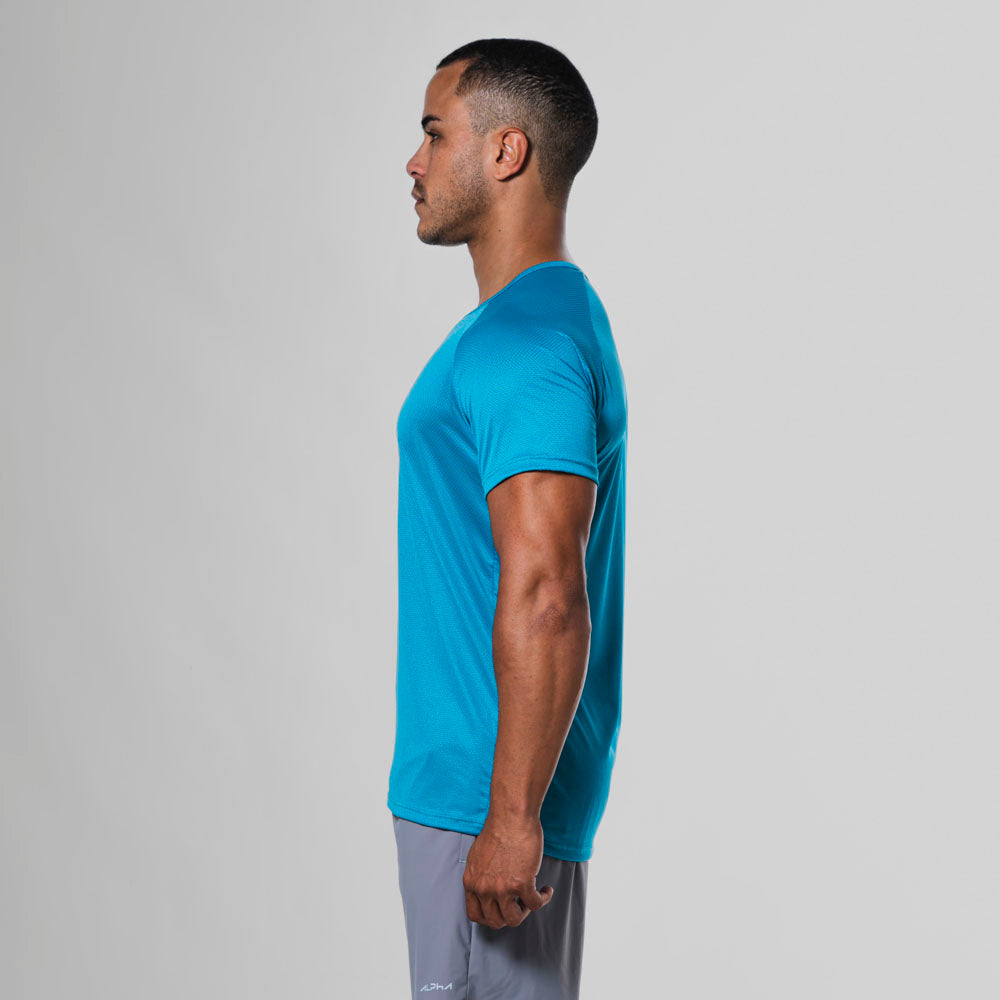 Camiseta Dry Fit Line Move Azul Pacifico