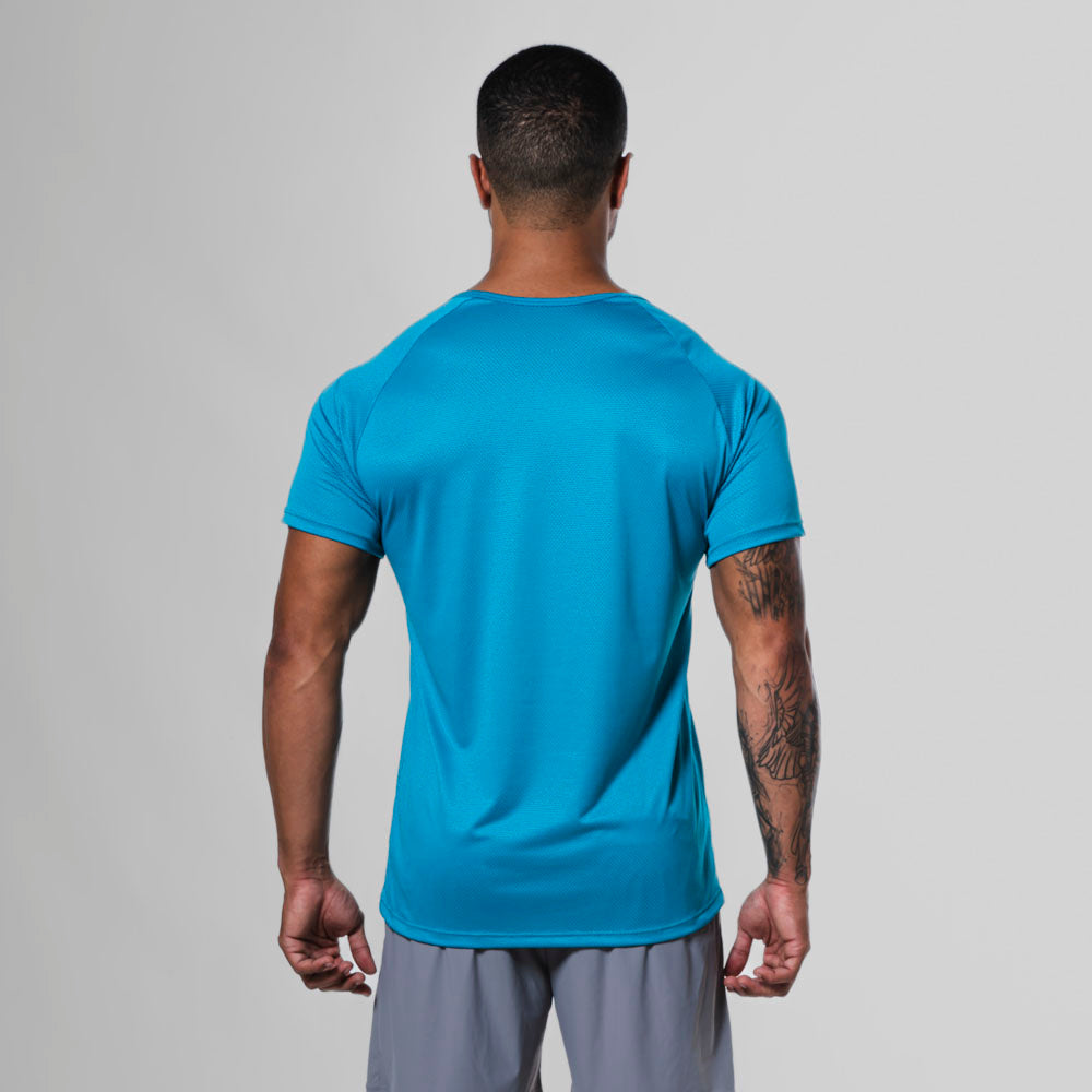 Camiseta Dry Fit Line Move Azul Pacifico