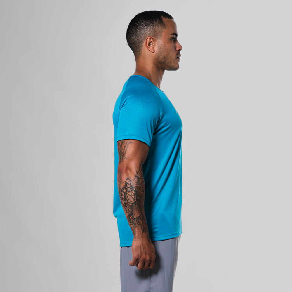 Camiseta Dry Fit Line Move Azul Pacifico