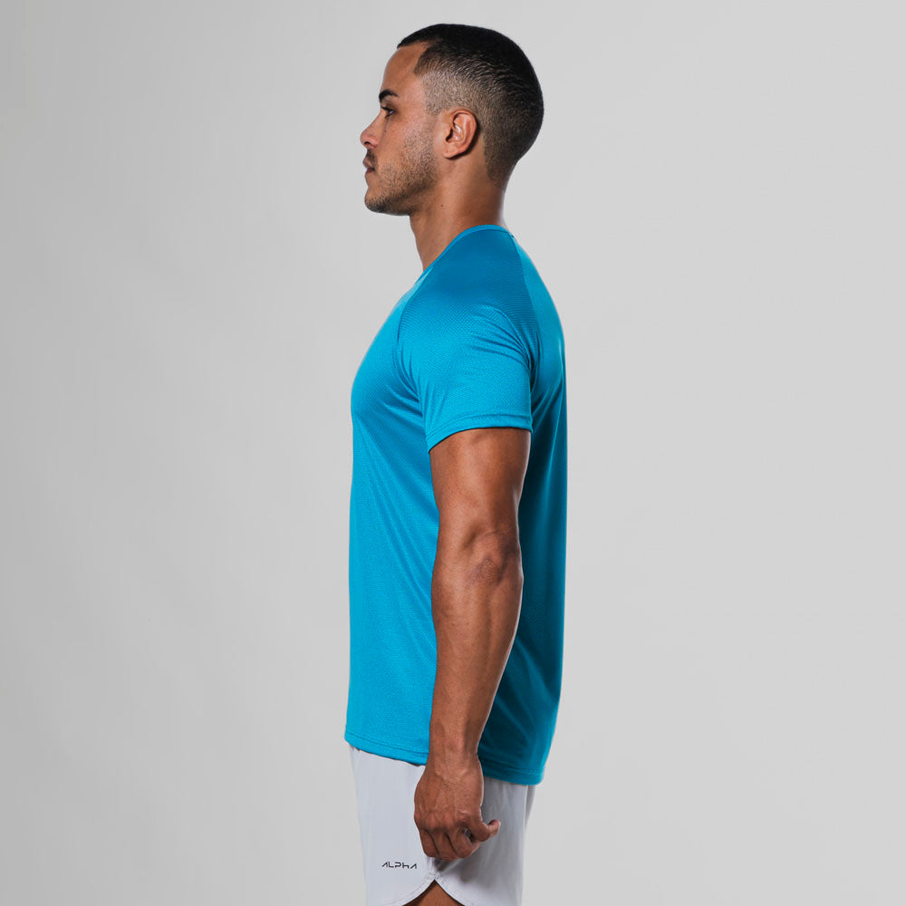 Camiseta Dry Fit Middle Lupus Azul Pacifico