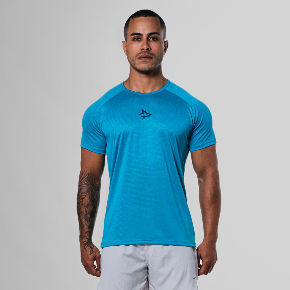 Camiseta Dry Fit Middle Lupus Azul Pacifico