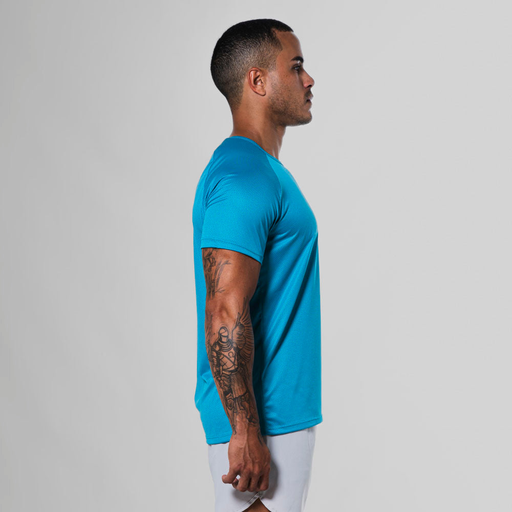 Camiseta Dry Fit Middle Lupus Azul Pacifico