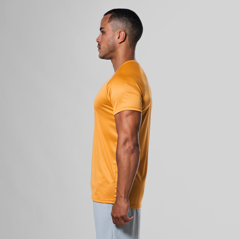 Camiseta Dry Fit Motion Amarelo Mostarda