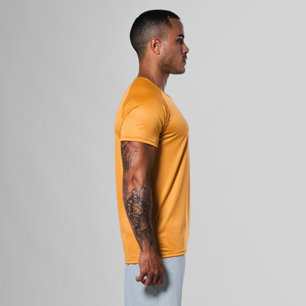 Camiseta Dry Fit Motion Amarelo Mostarda