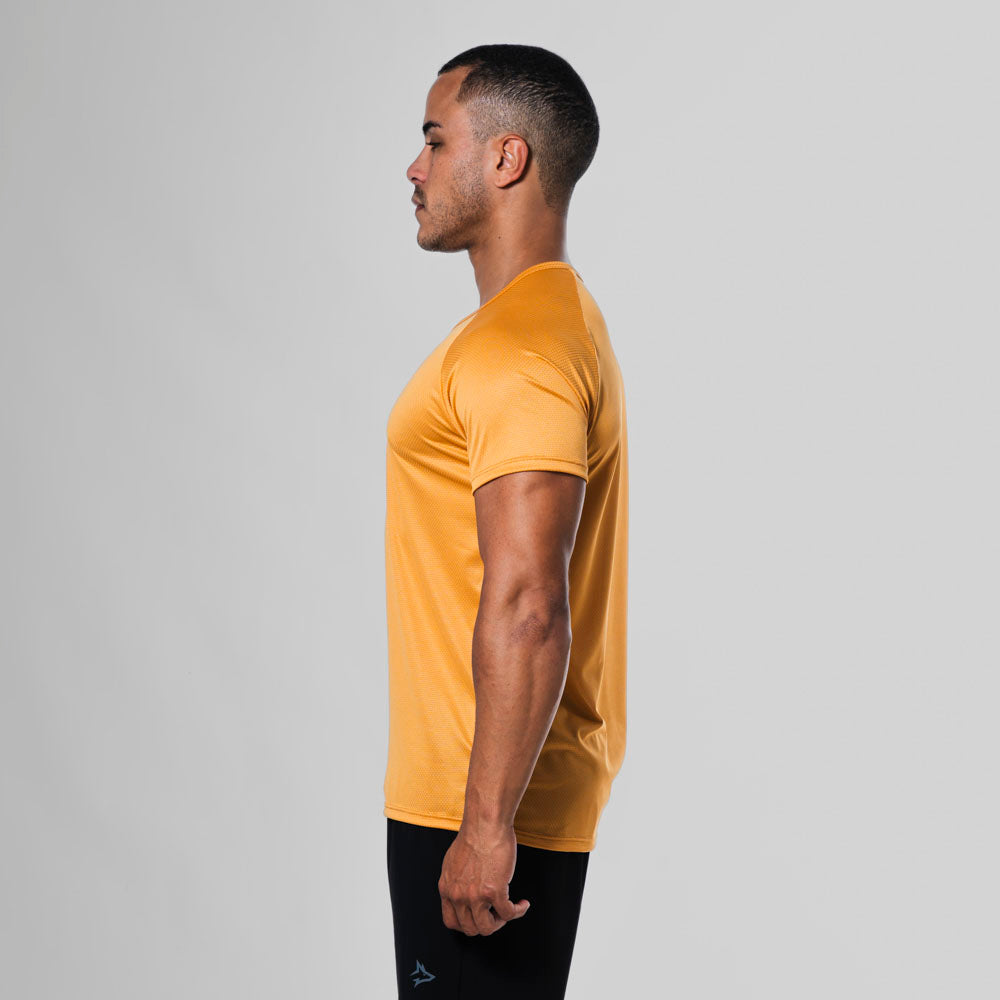Camiseta Dry Fit New Lupus Amarelo Mostarda