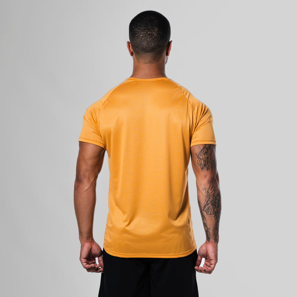 Camiseta Dry Fit New Lupus Amarelo Mostarda
