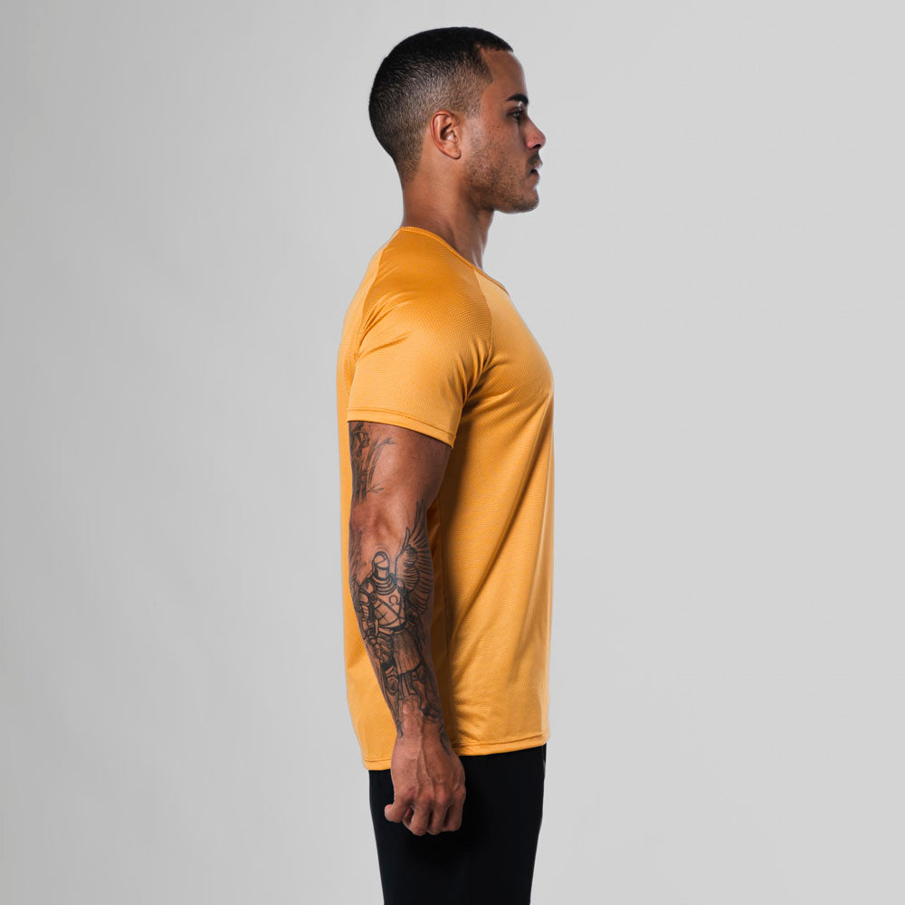 Camiseta Dry Fit New Lupus Amarelo Mostarda