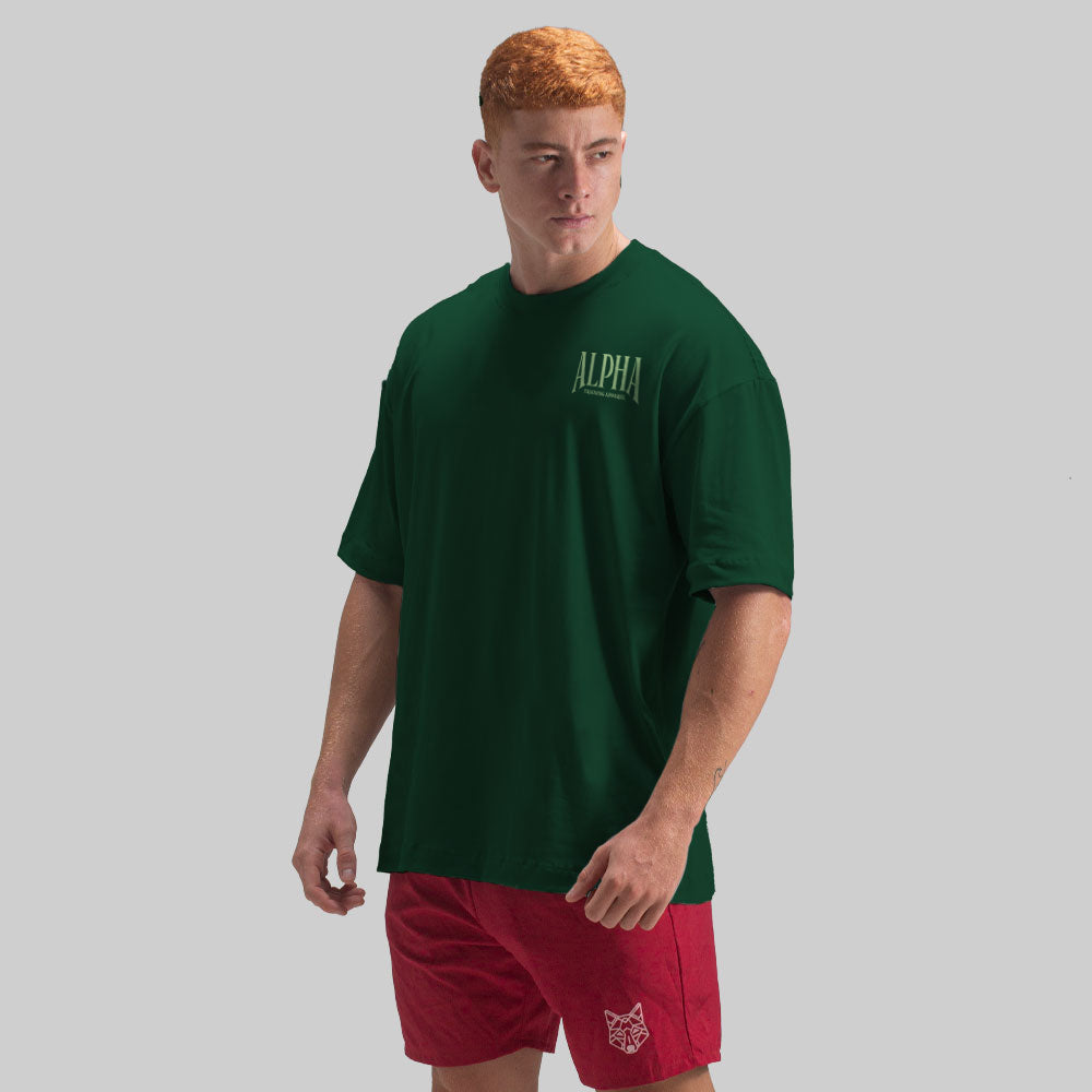 Camiseta Oversized Classic Verde Floresta