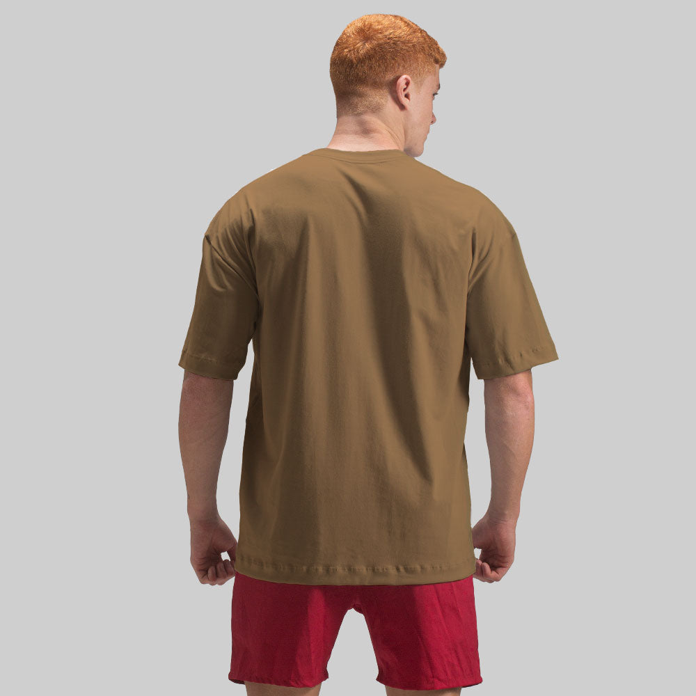 Camiseta Oversized Solid Caramelo