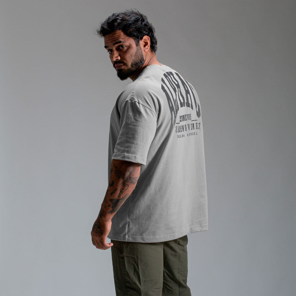 Camiseta Oversized Heavy Cinza
