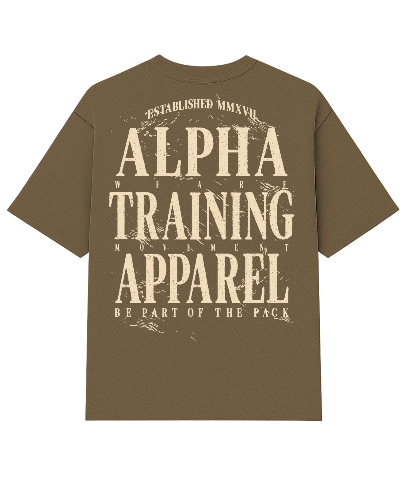 Camiseta Oversized Predator Caramelo