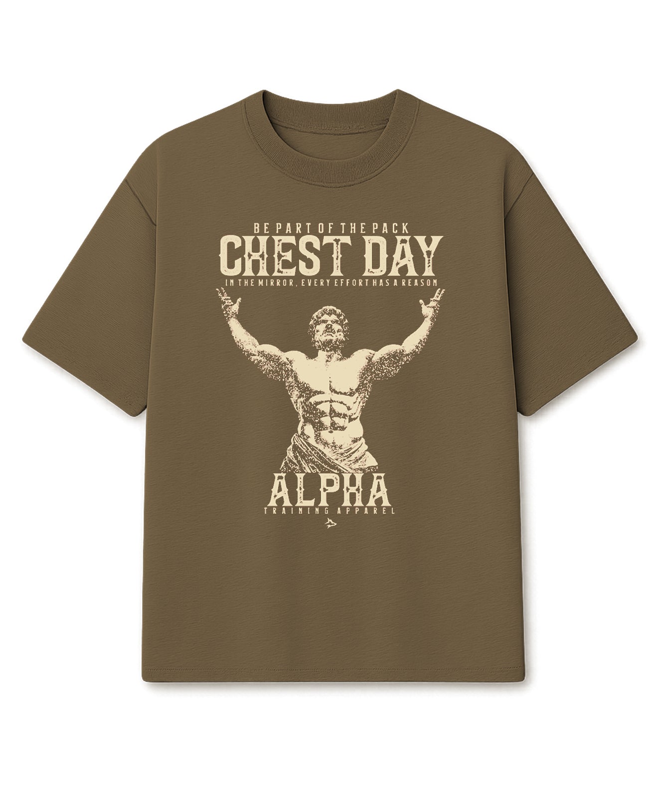 Camiseta Oversized Stone Chest Caramelo