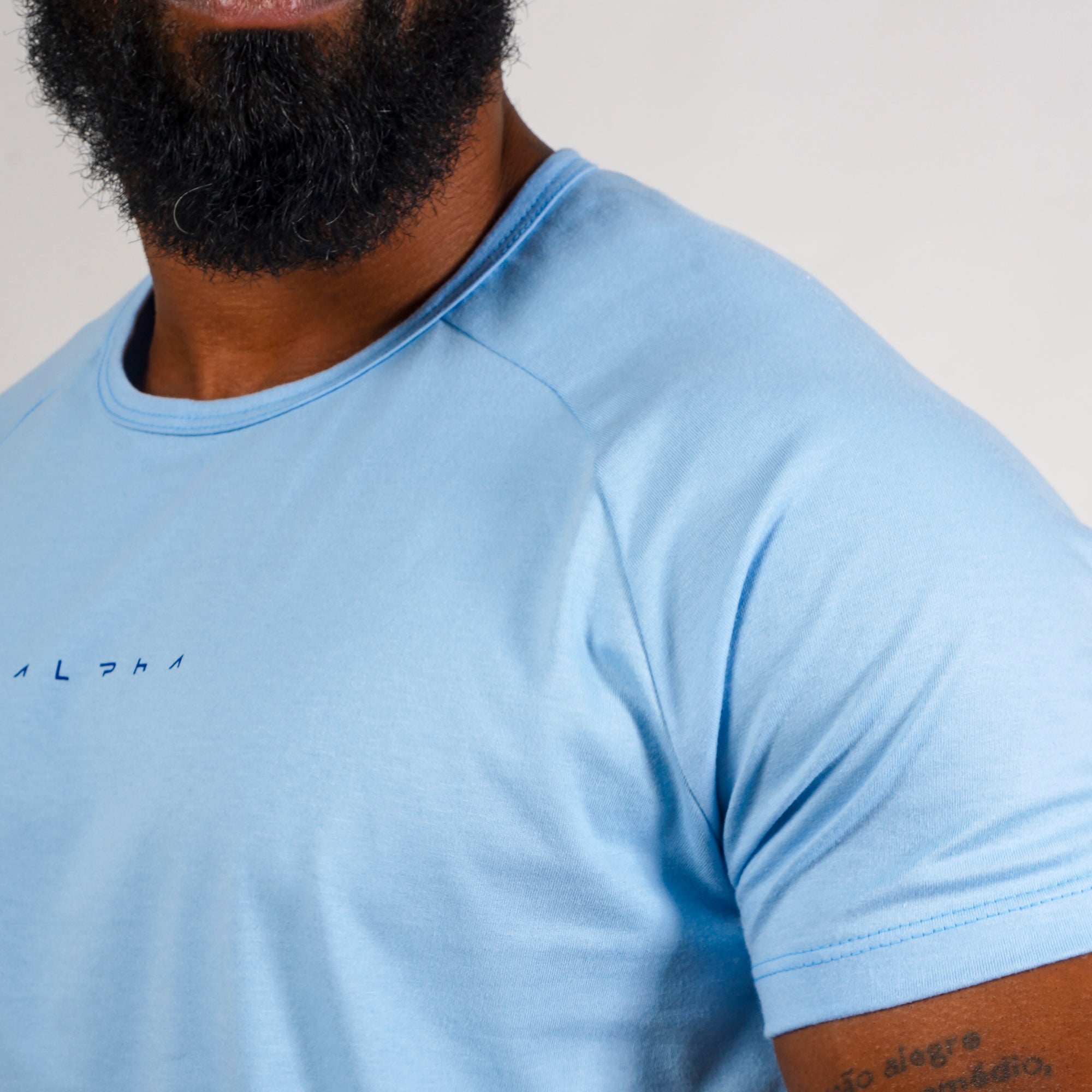 Camiseta Algodão New Horizon Azul Celeste