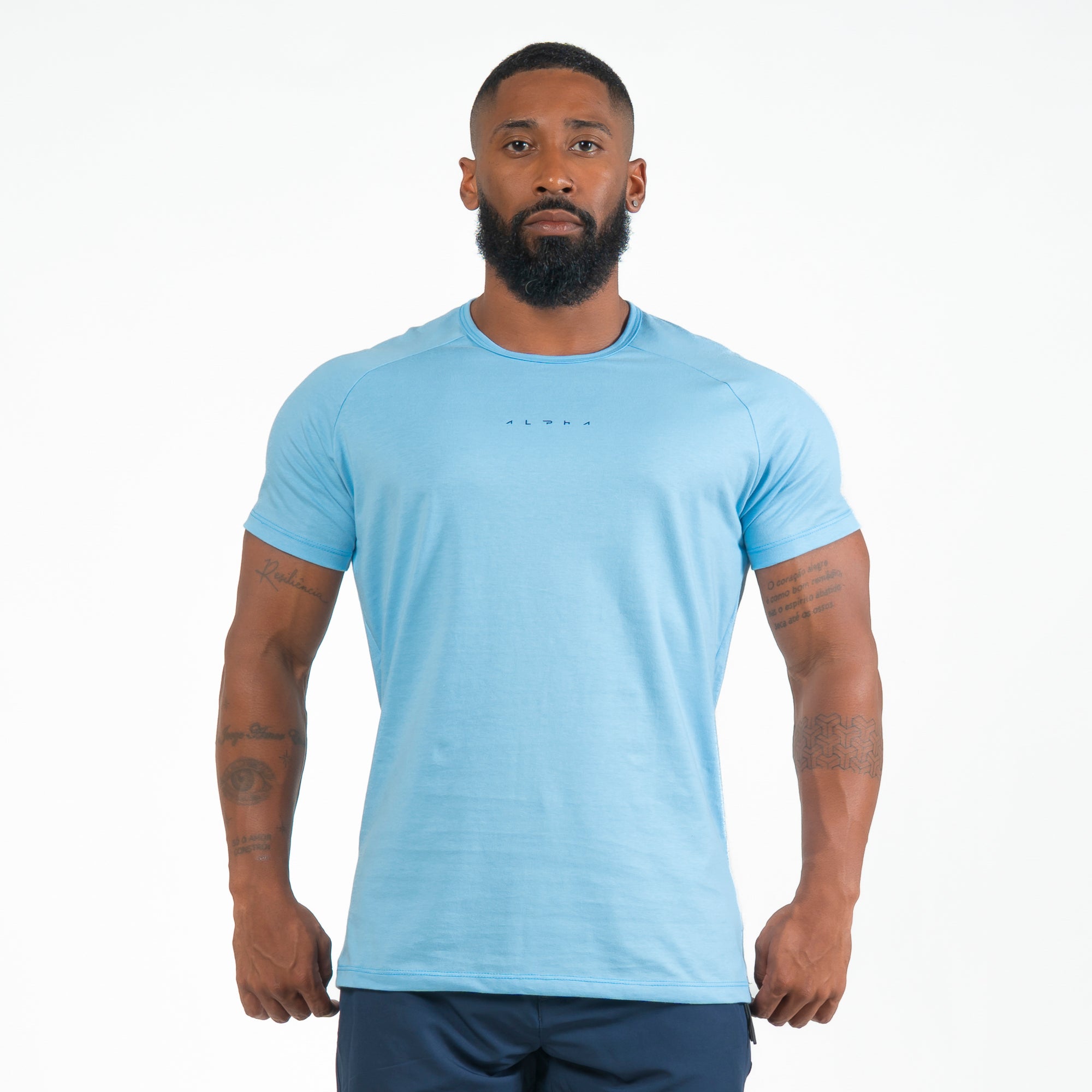 Camiseta Algodão New Horizon Azul Celeste