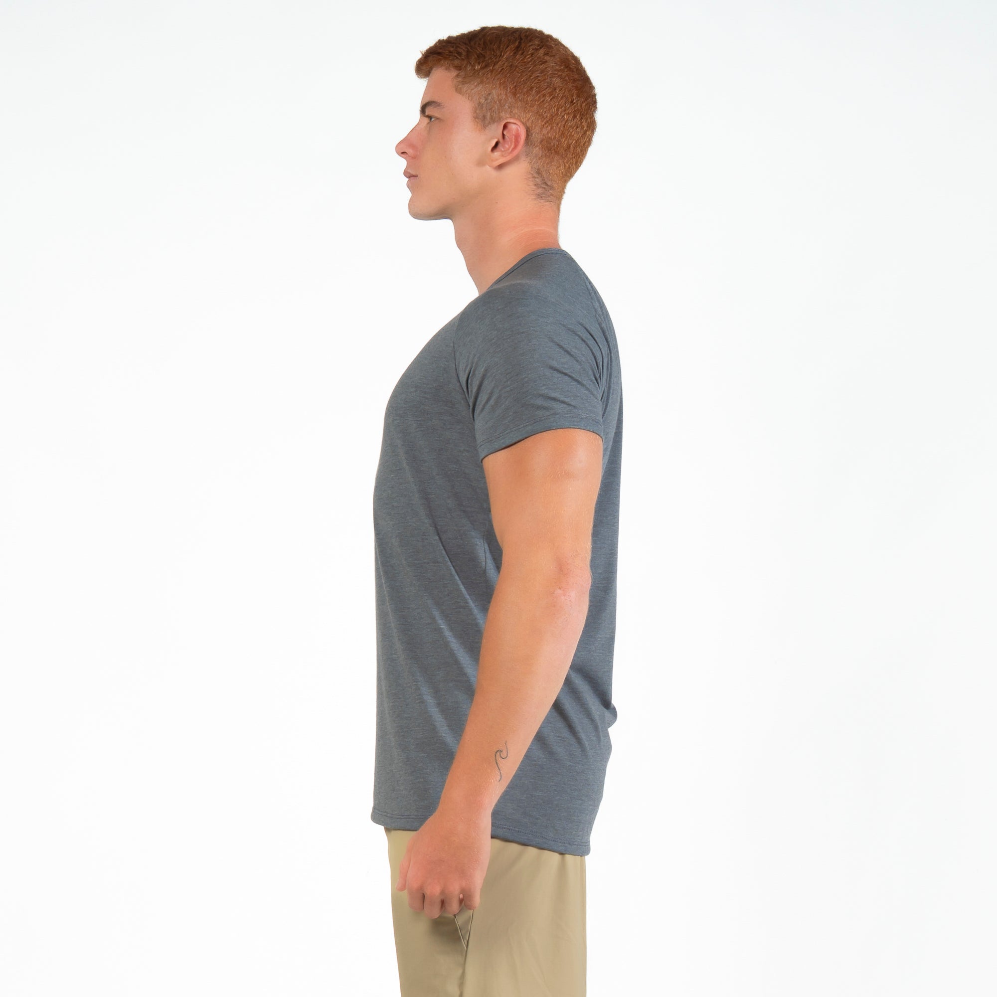 Camiseta Algodão New Horizon Chumbo