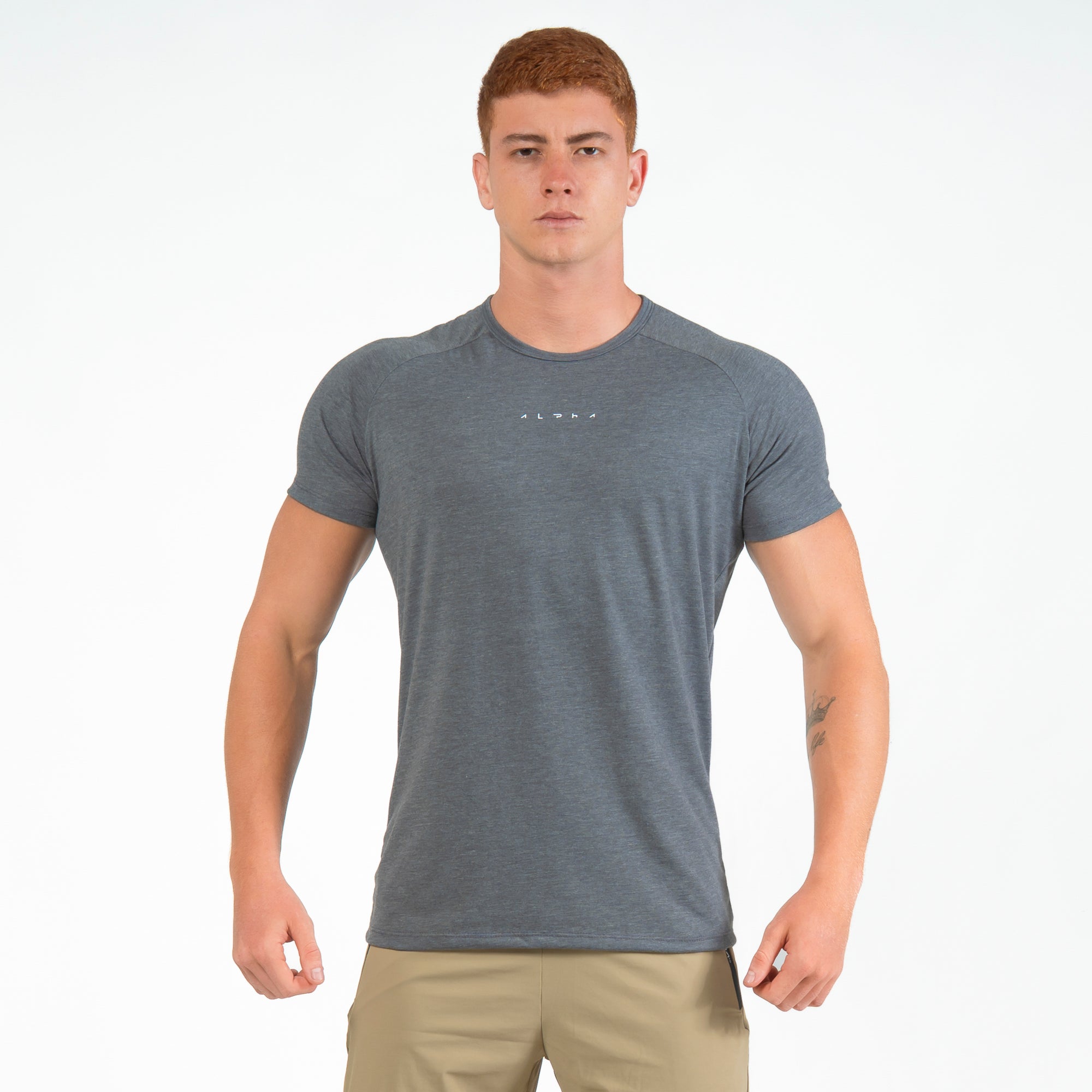 Camiseta Algodão New Horizon Chumbo