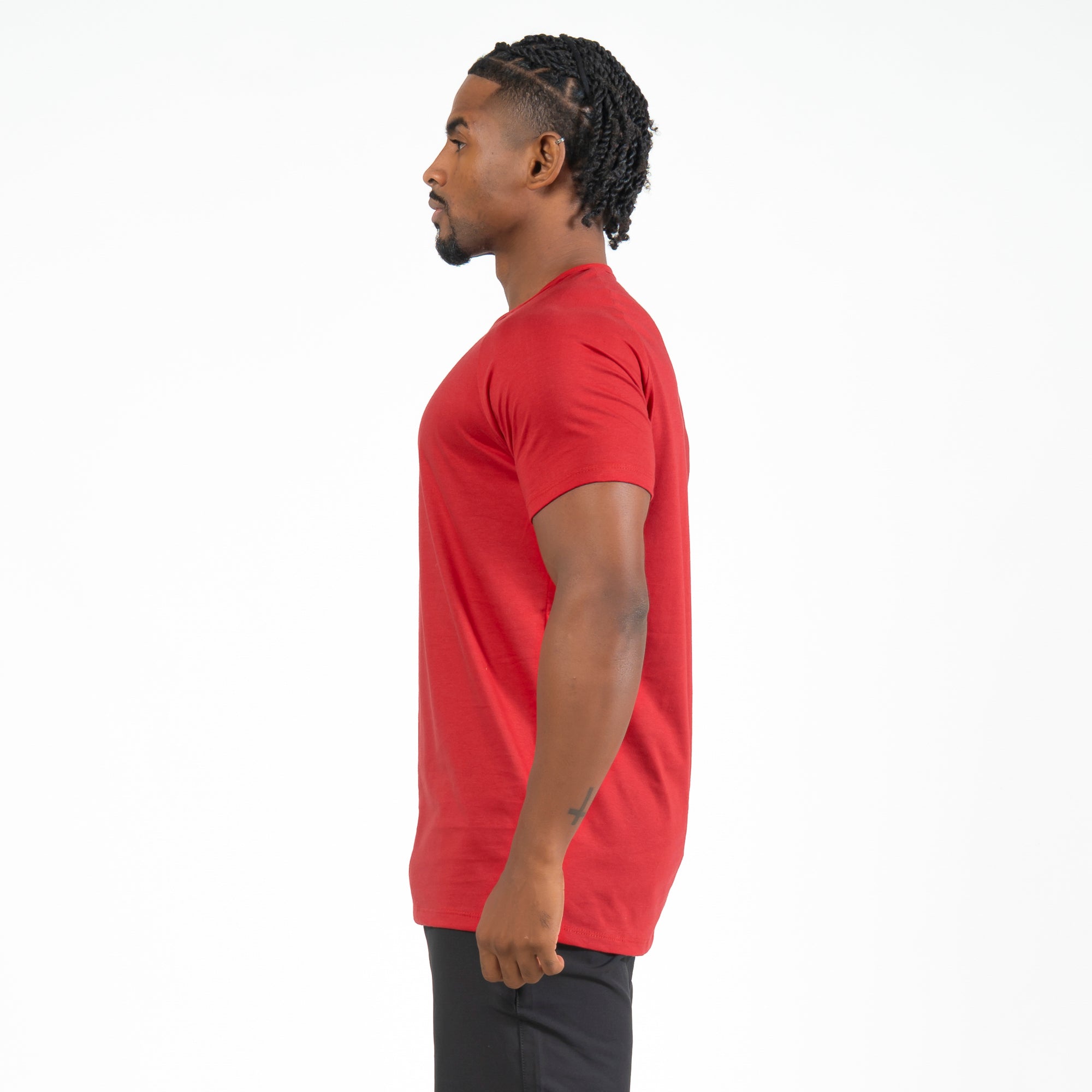 Camiseta Algodão New Horizon Vermelho Carmim