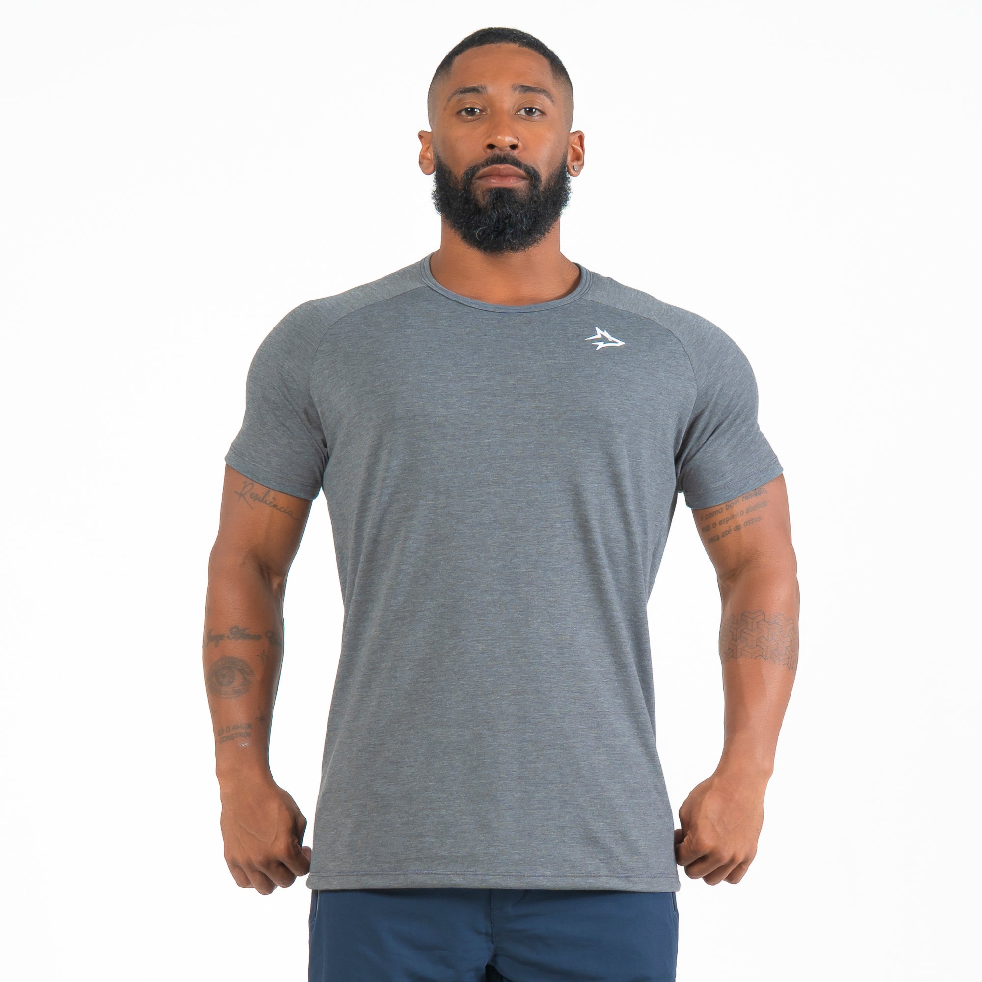 Camiseta Algodão New Lupus Chumbo