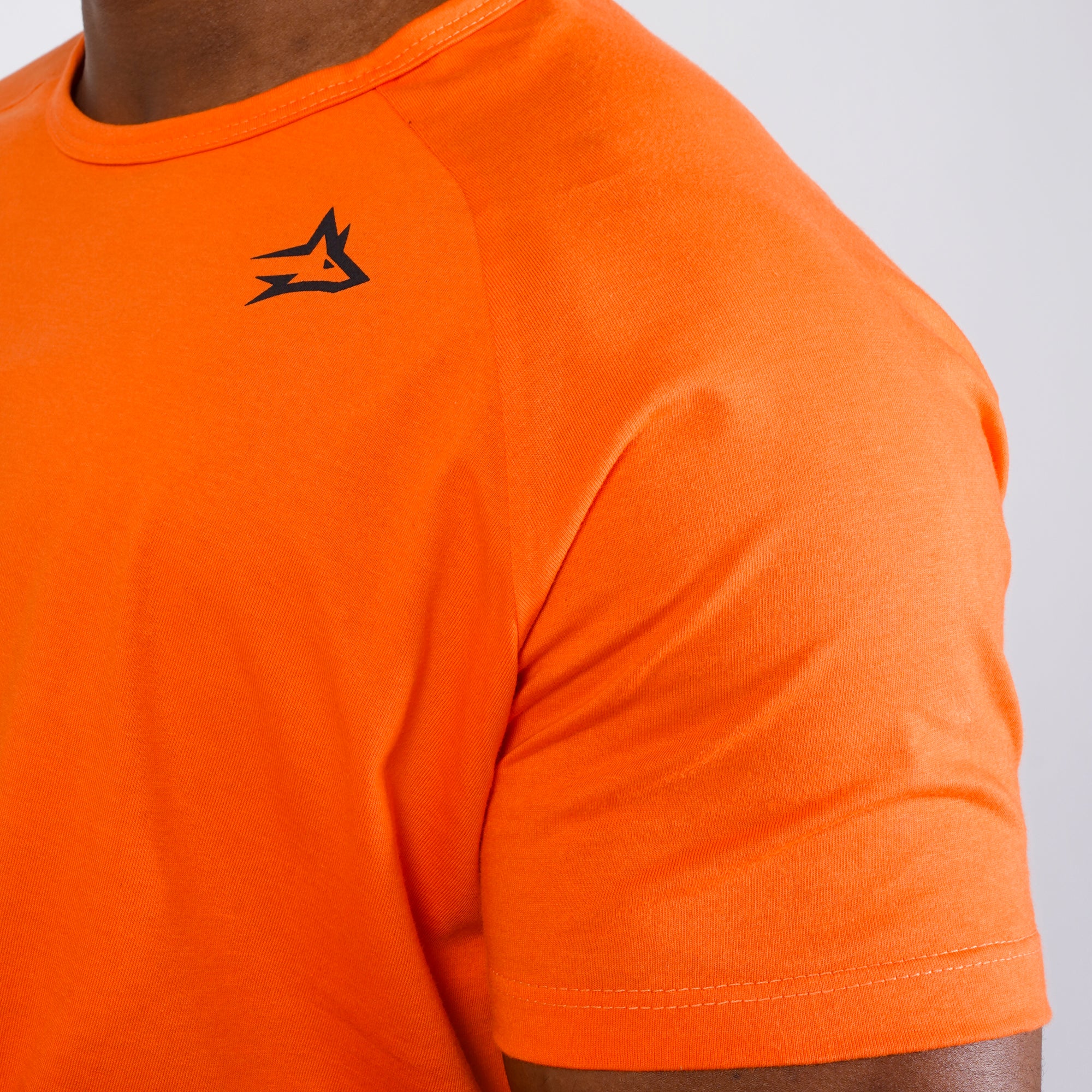 Camiseta Algodão New Lupus Laranja Poente