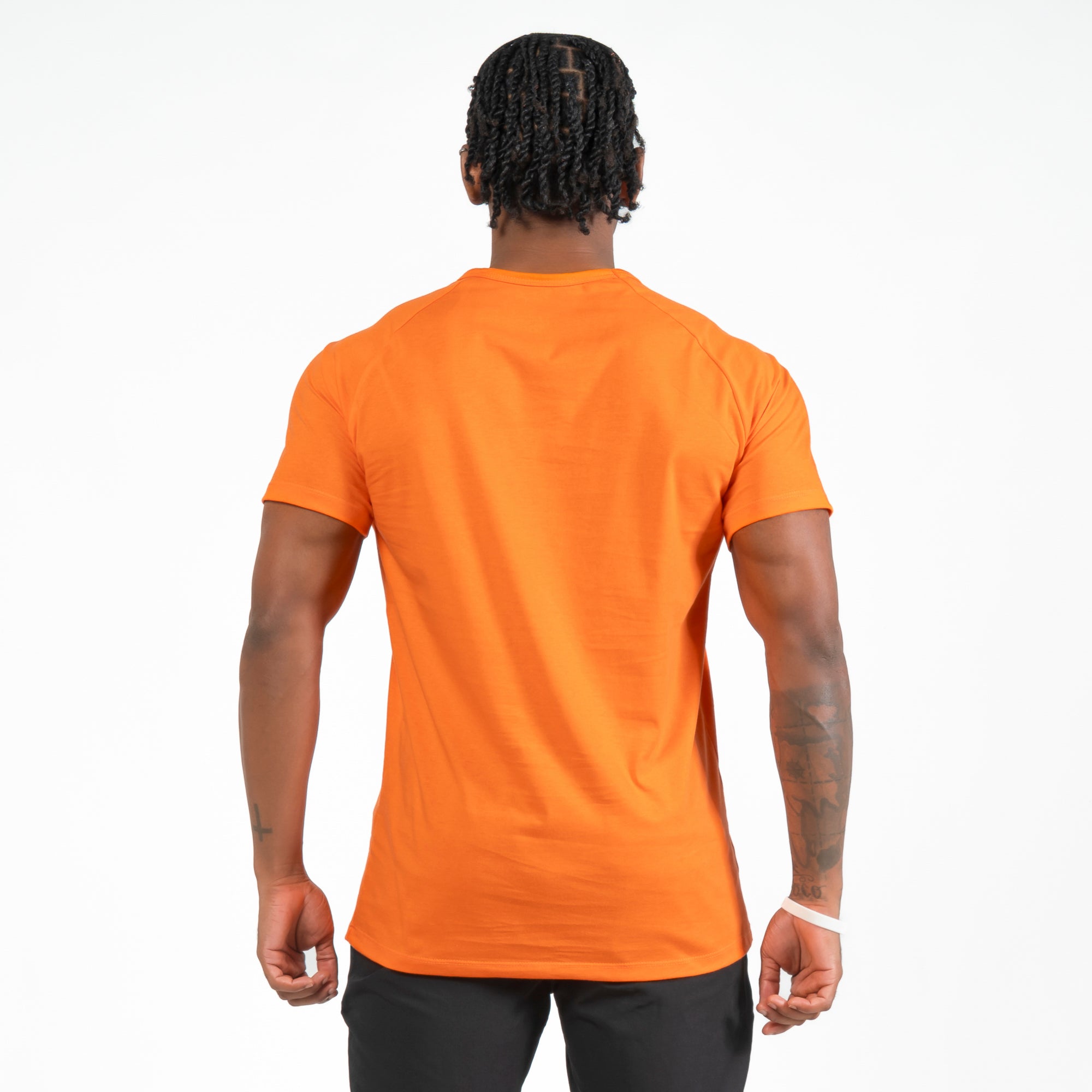 Camiseta Algodão New Lupus Laranja Poente