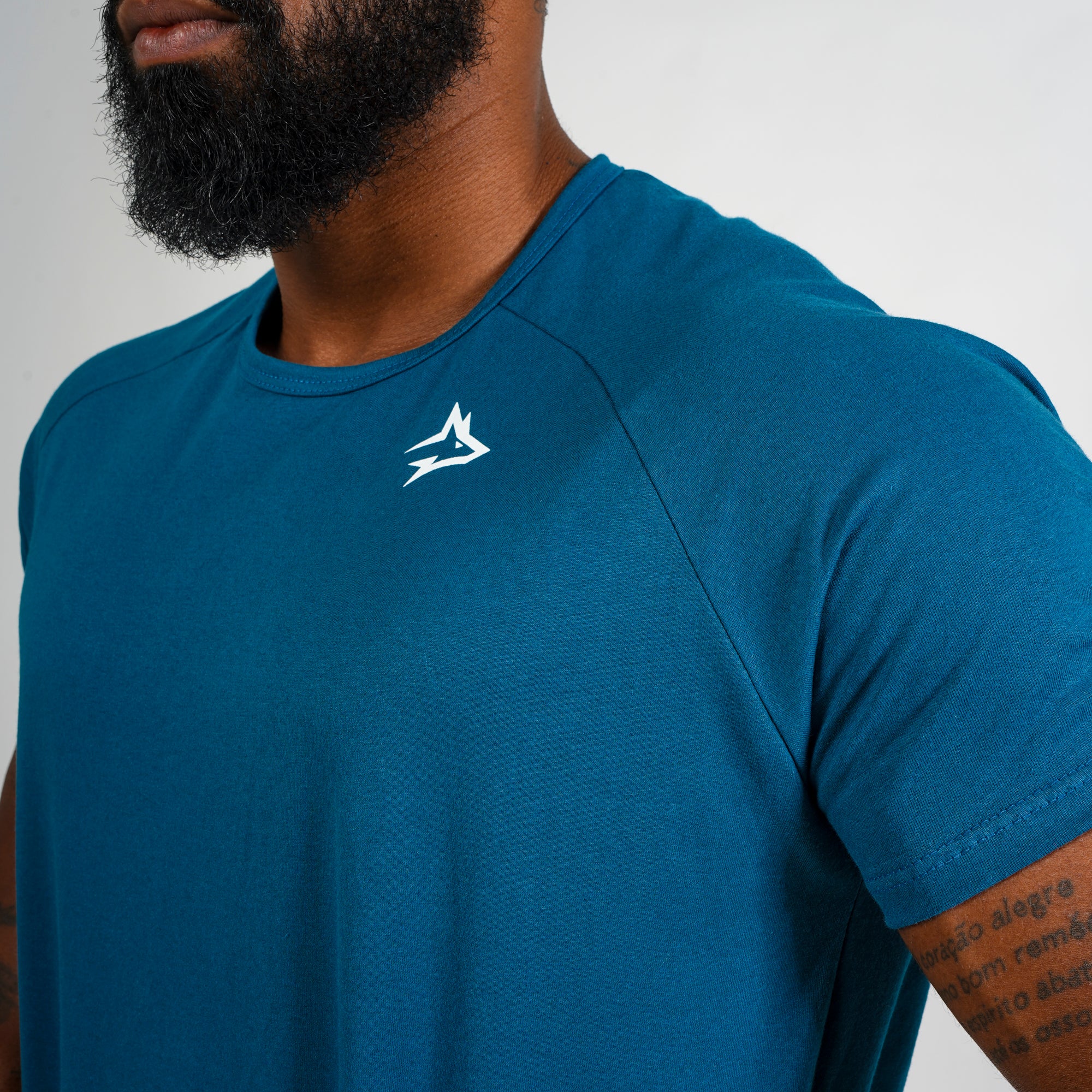 Camiseta Algodão New Lupus Turquesa Escuro