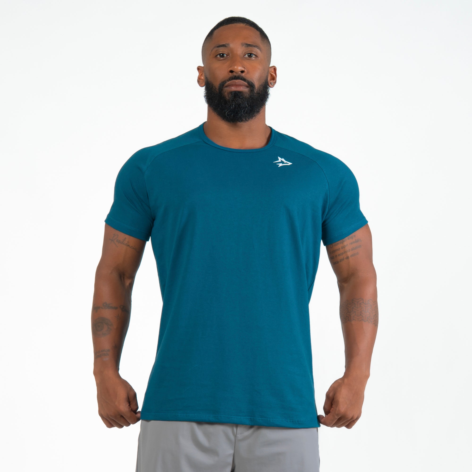 Camiseta Algodão New Lupus Turquesa Escuro