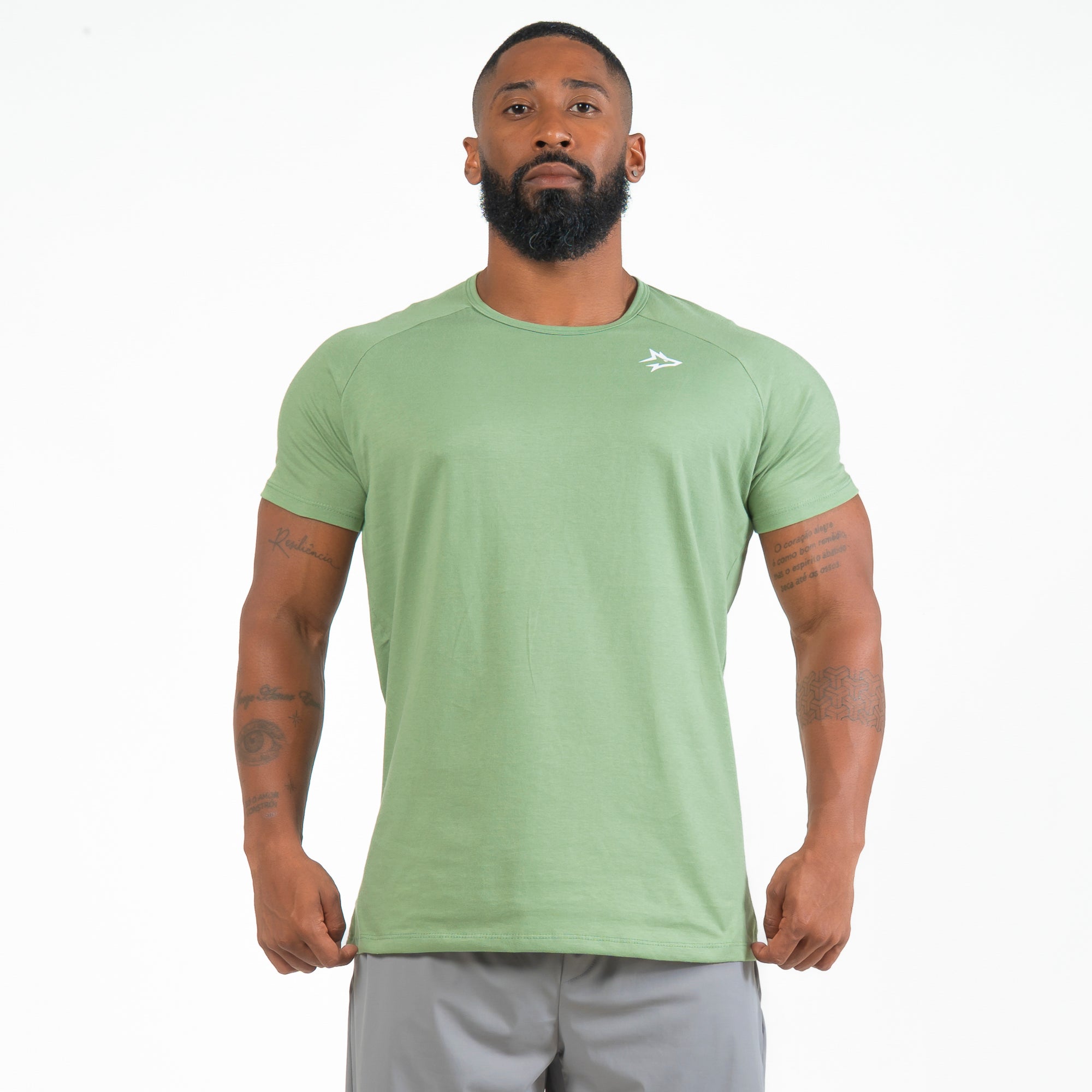 Camiseta Algodão New Lupus Verde Pistache