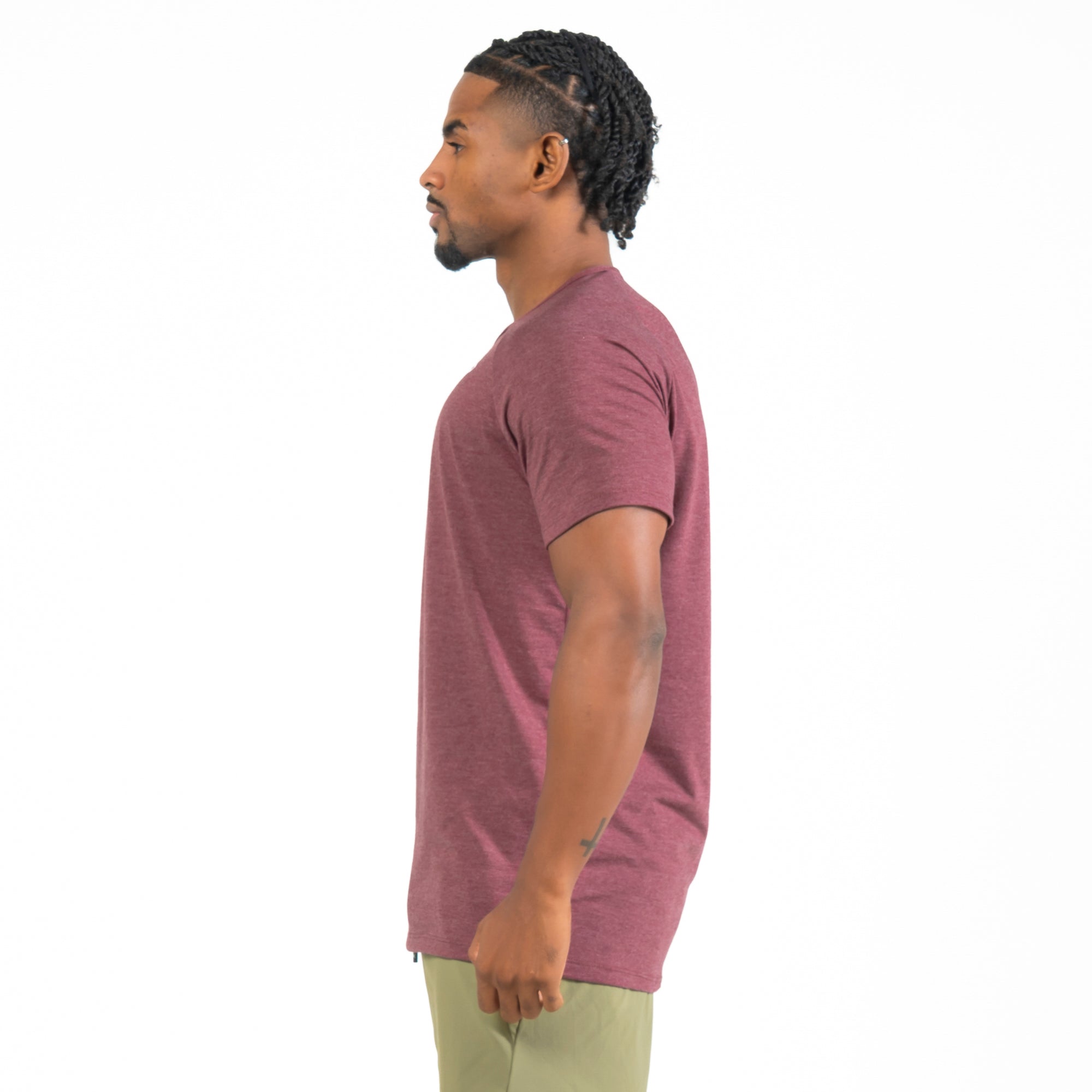 Camiseta Algodão New Lupus Vinho