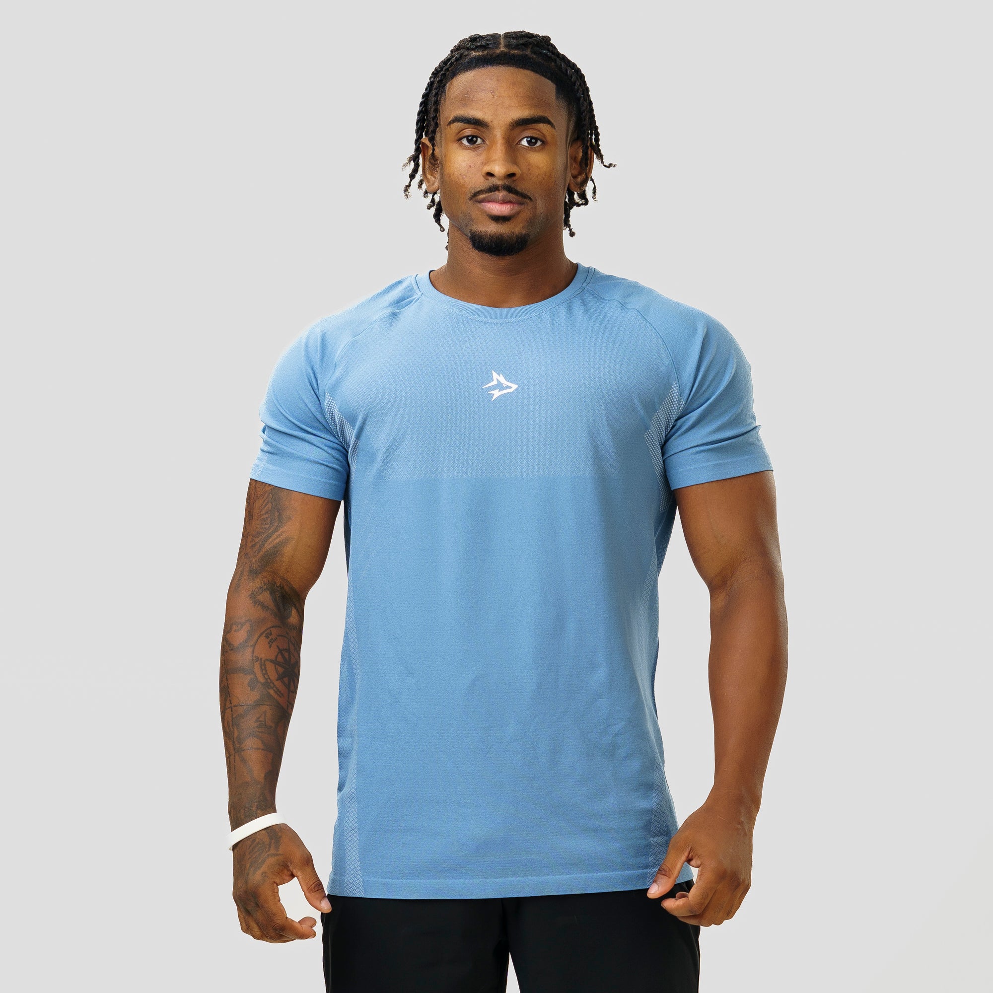 Camiseta Apex Dry Iron Azul Petróleo - Sem Costura