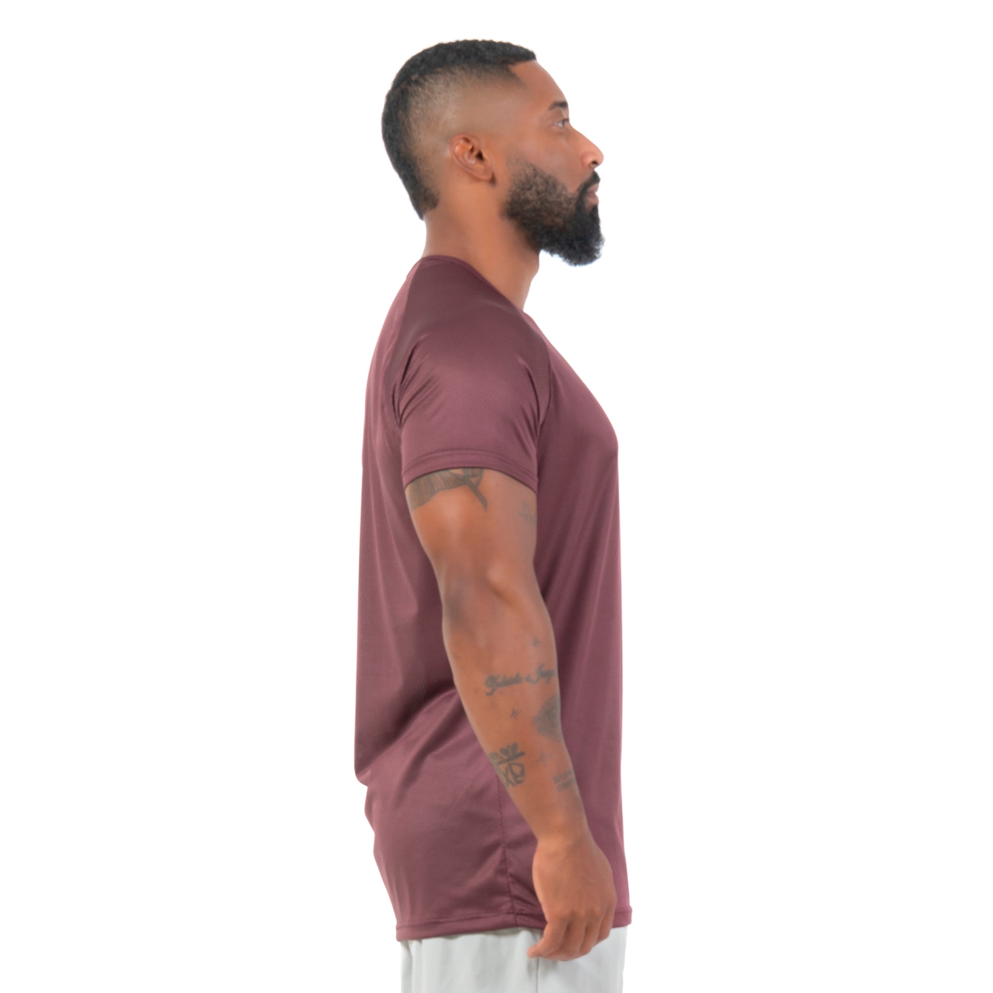 Camiseta Dry Fit Aspect Carmesim