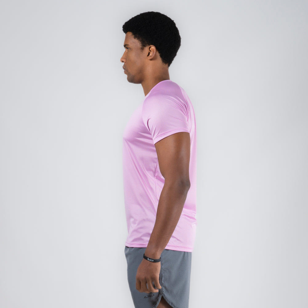 Camiseta Dry Fit Balance Rosa Pétala