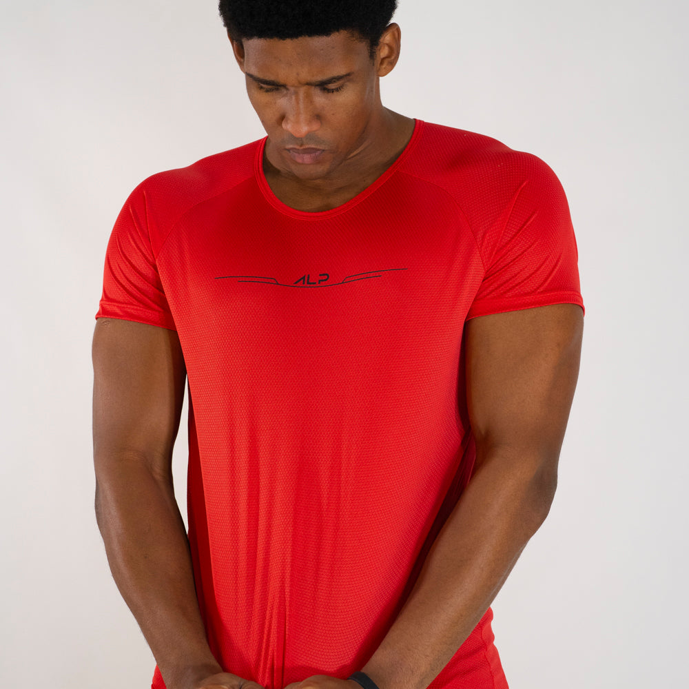 Camiseta Dry Fit Balance Vermelho Acerola