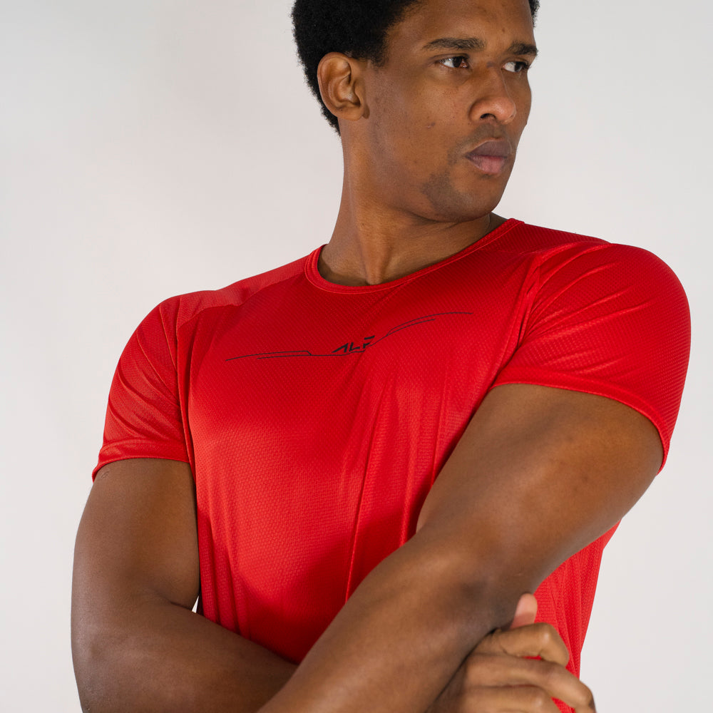 Camiseta Dry Fit Balance Vermelho Acerola
