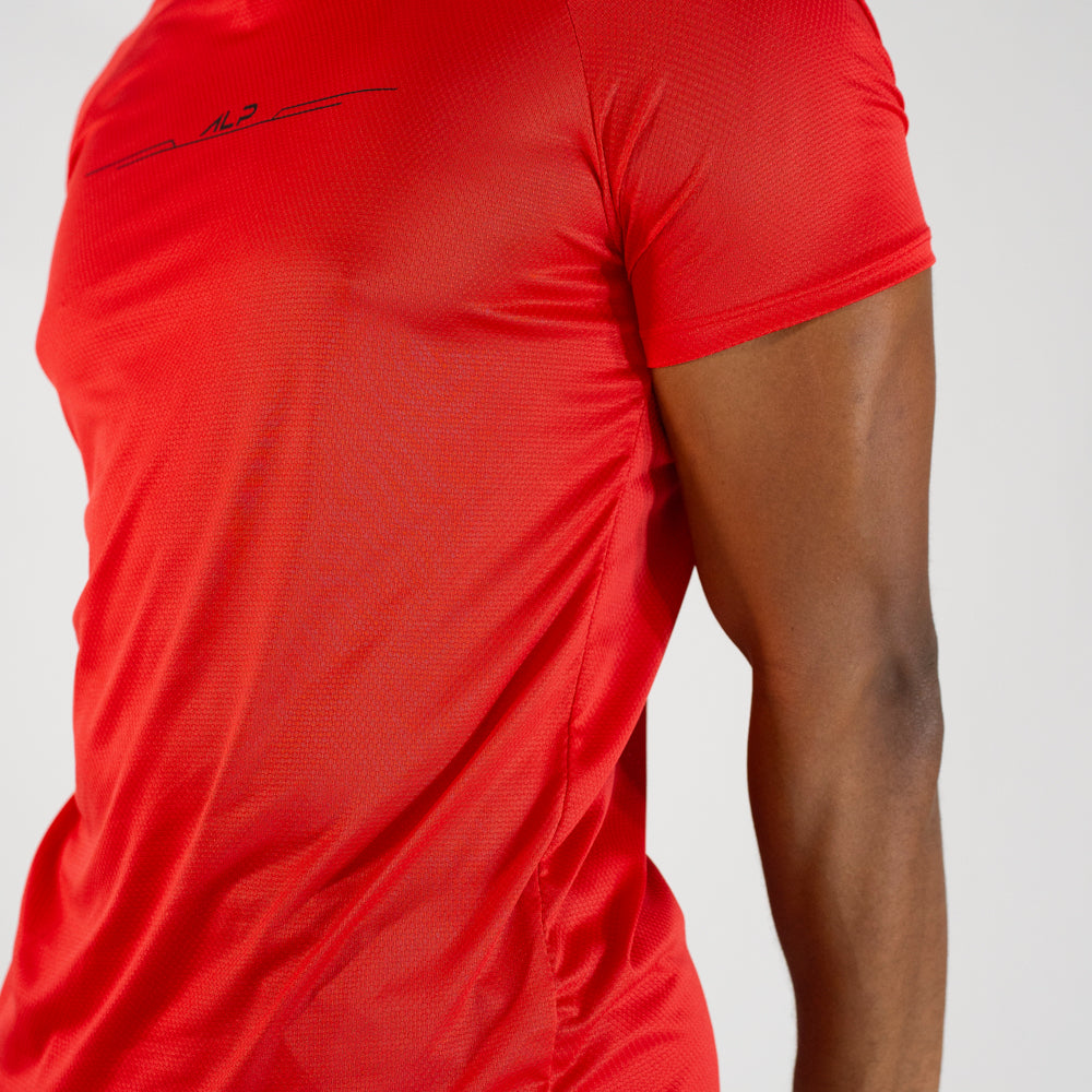 Camiseta Dry Fit Balance Vermelho Acerola