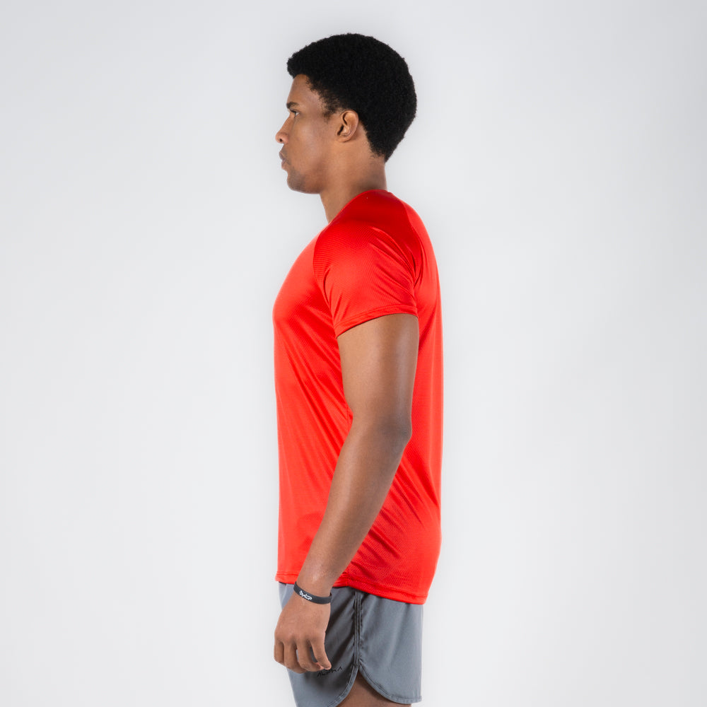 Camiseta Dry Fit Balance Vermelho Acerola