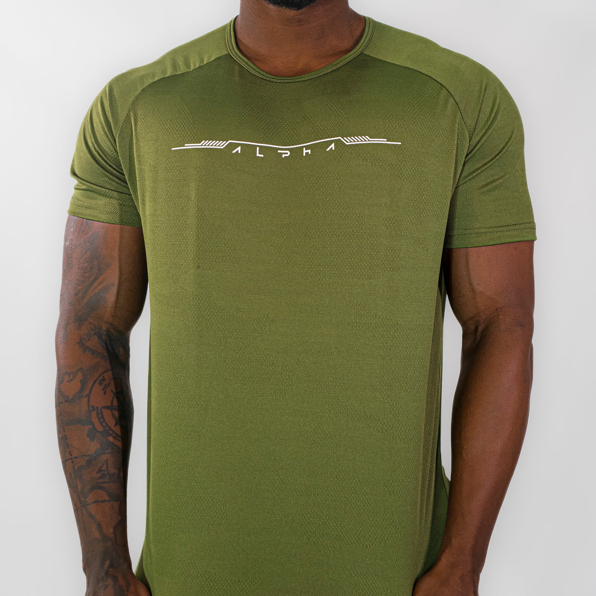 Camiseta Dry Haze Horizon Verde Oliva