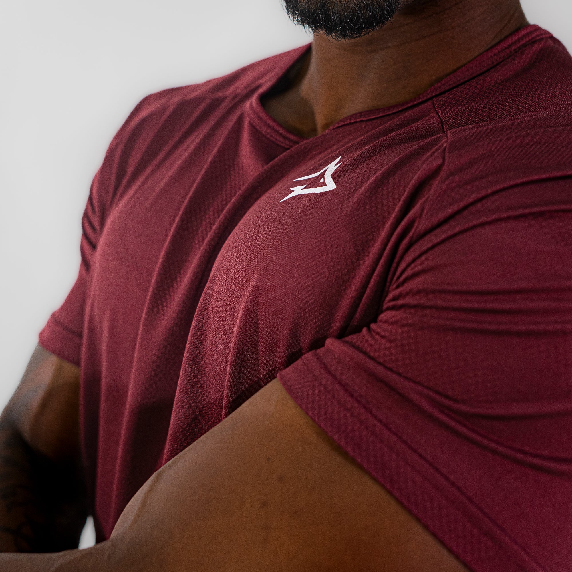 Camiseta Dry Haze Lupus Vinho