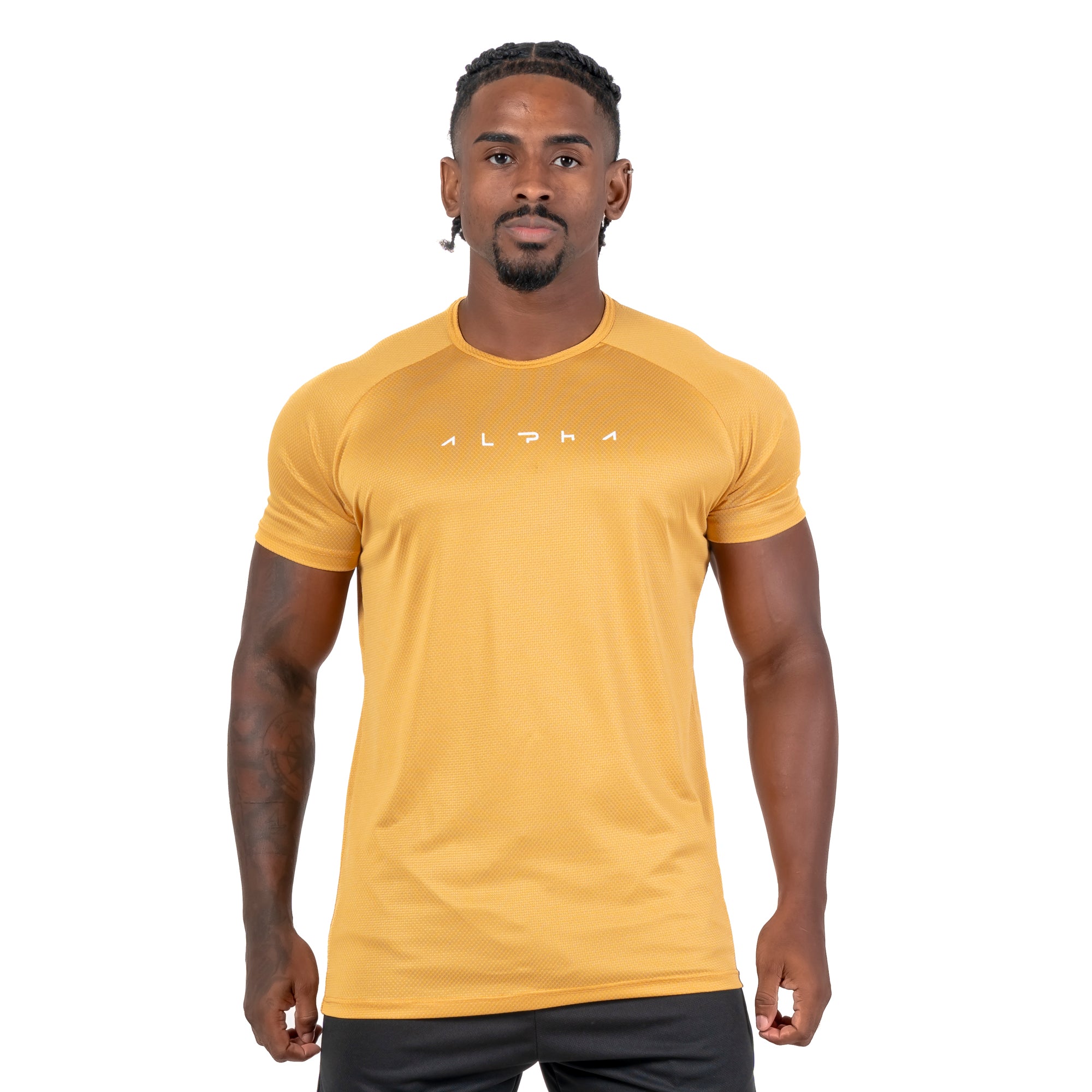 Camiseta Dry Fit Horizon Açafrão